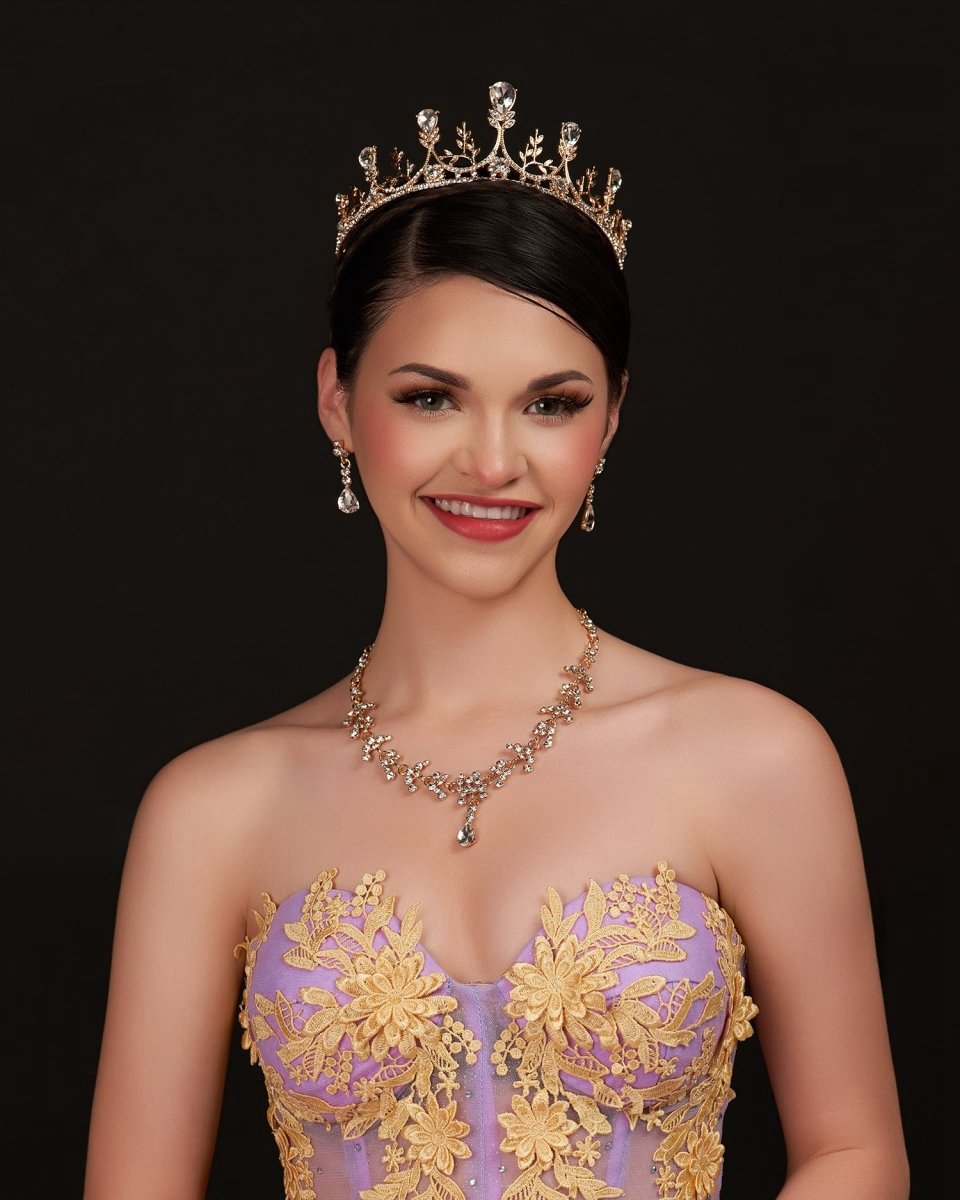 Champagne Tiaras for Women