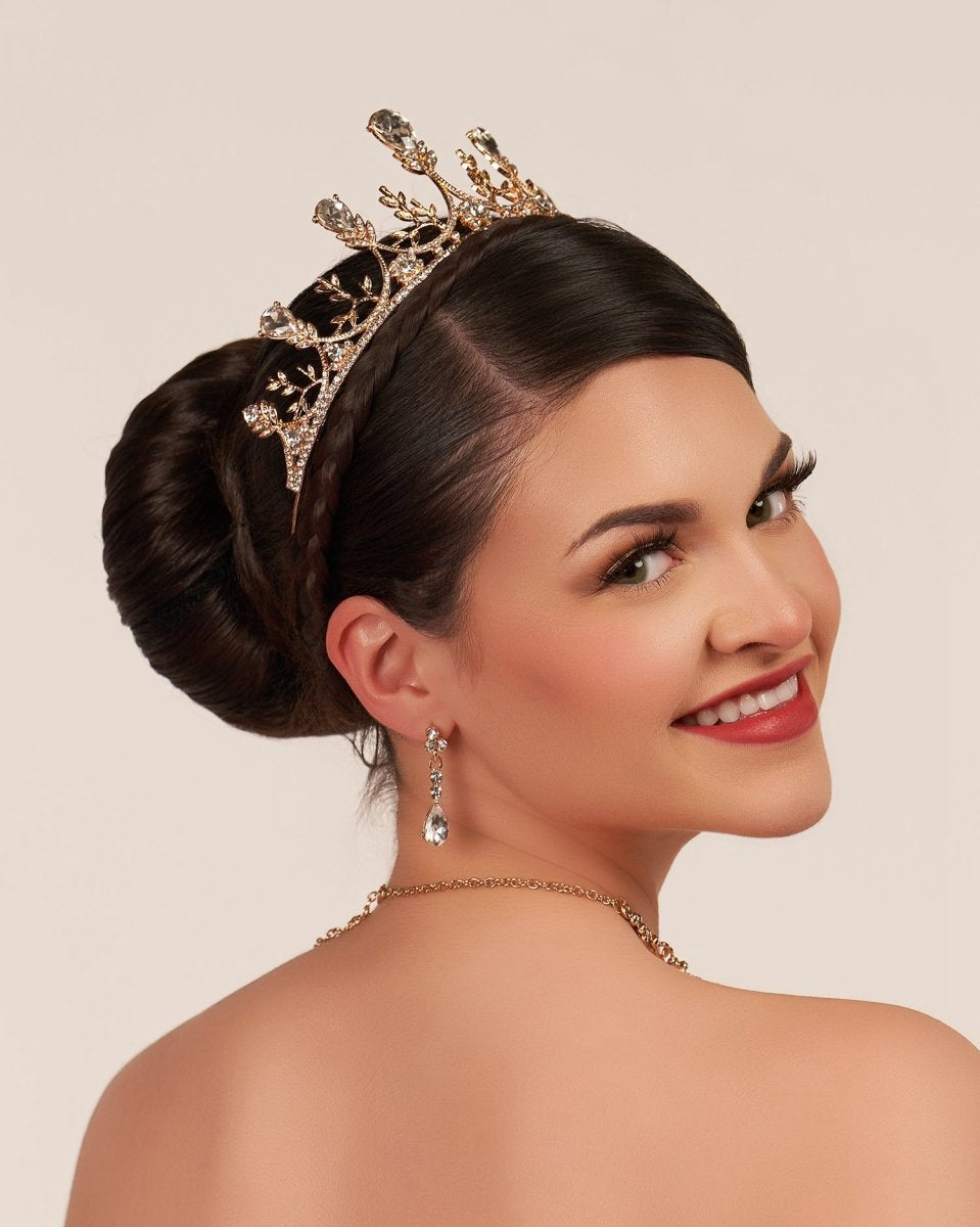 Champagne Tiaras for Women