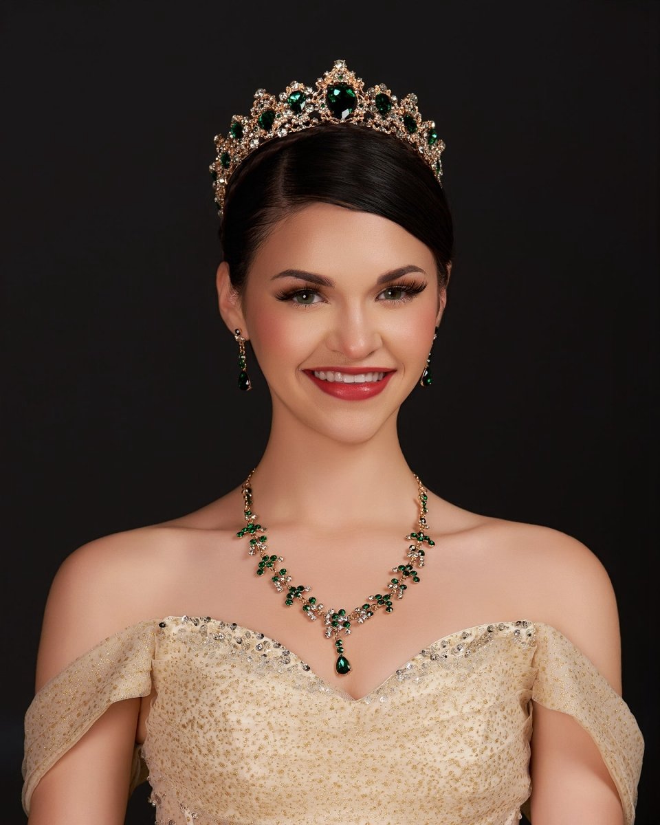 Emerald Tiara in Gold