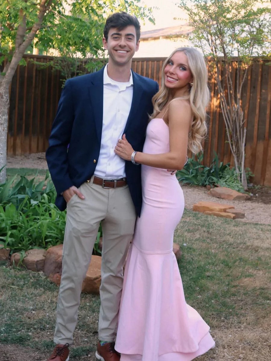 Spaghetti Straps Mermaid Satin Long Prom Dresses