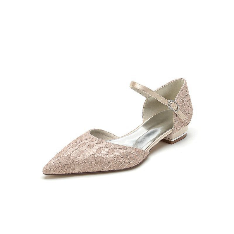 High Heels with Intricate Lace Detailing