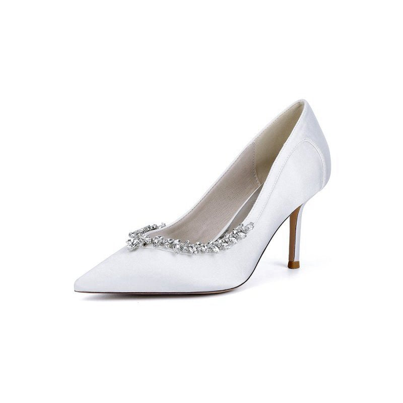 High Heels with Crystal Embellishments
