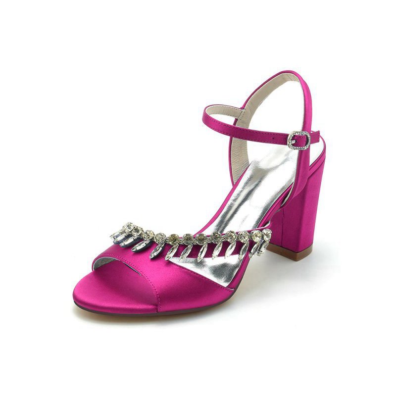 High Heels with Shimmering Metal Accents
