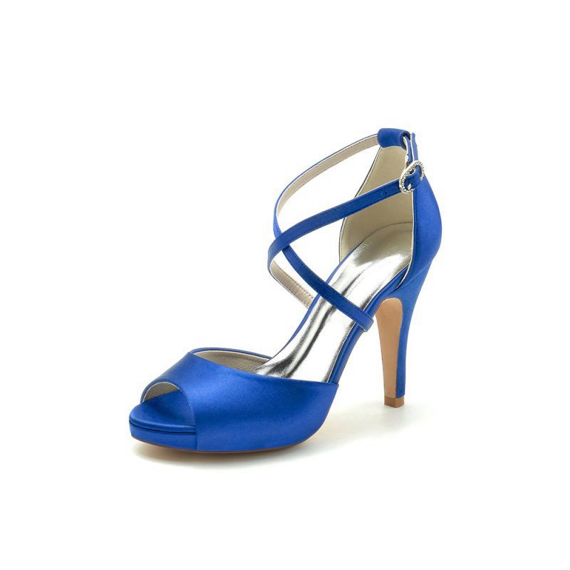 High Heels with Crossed Straps