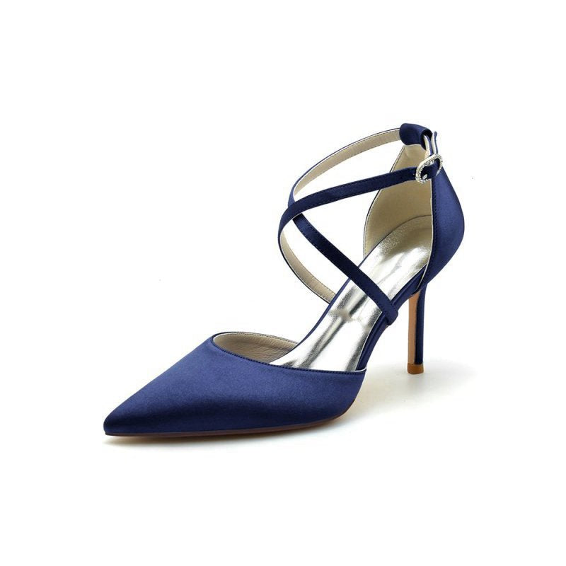 High Heels with Metallic Accents