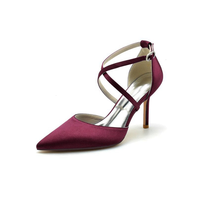 High Heels with Metallic Accents