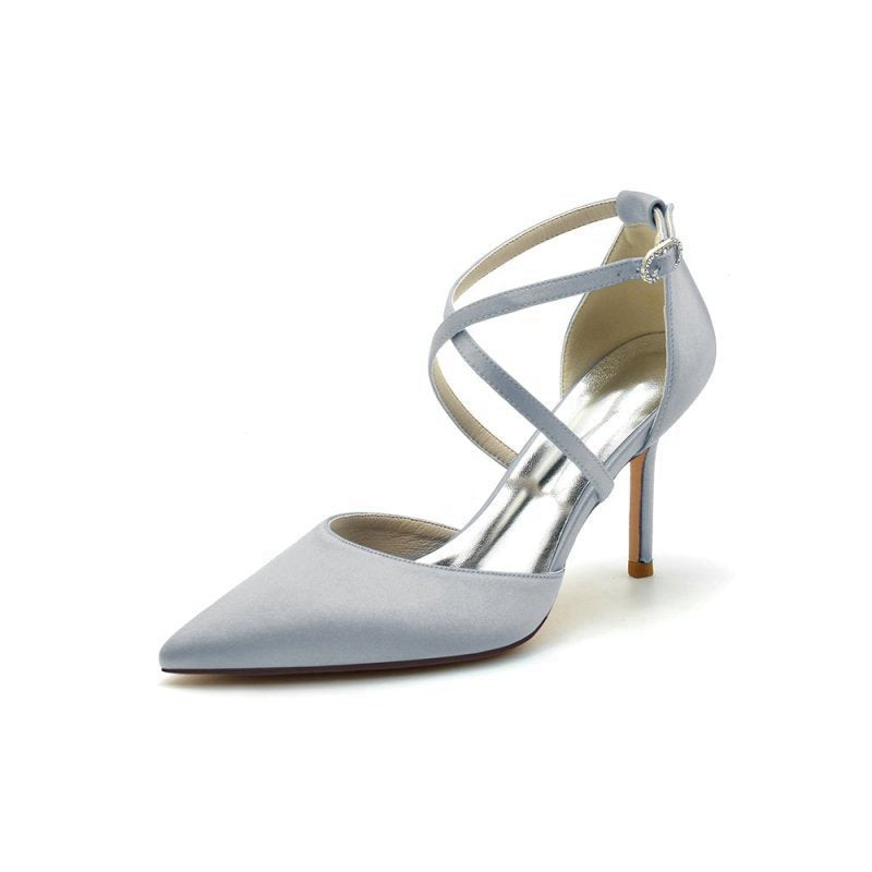 High Heels with Metallic Accents