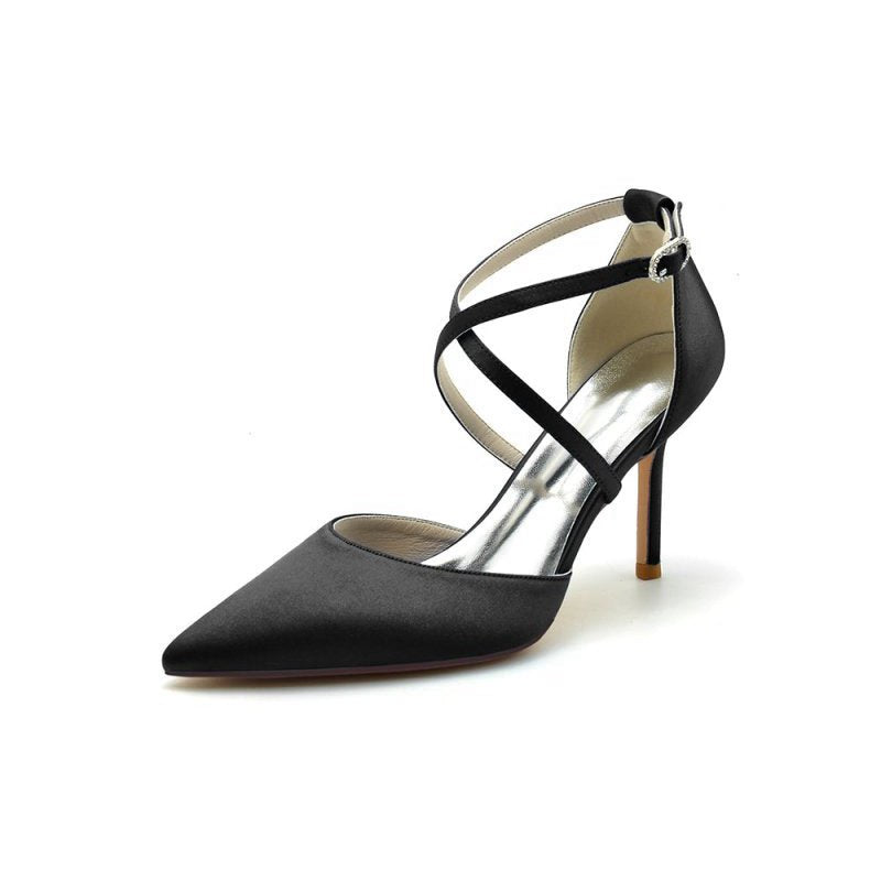High Heels with Metallic Accents