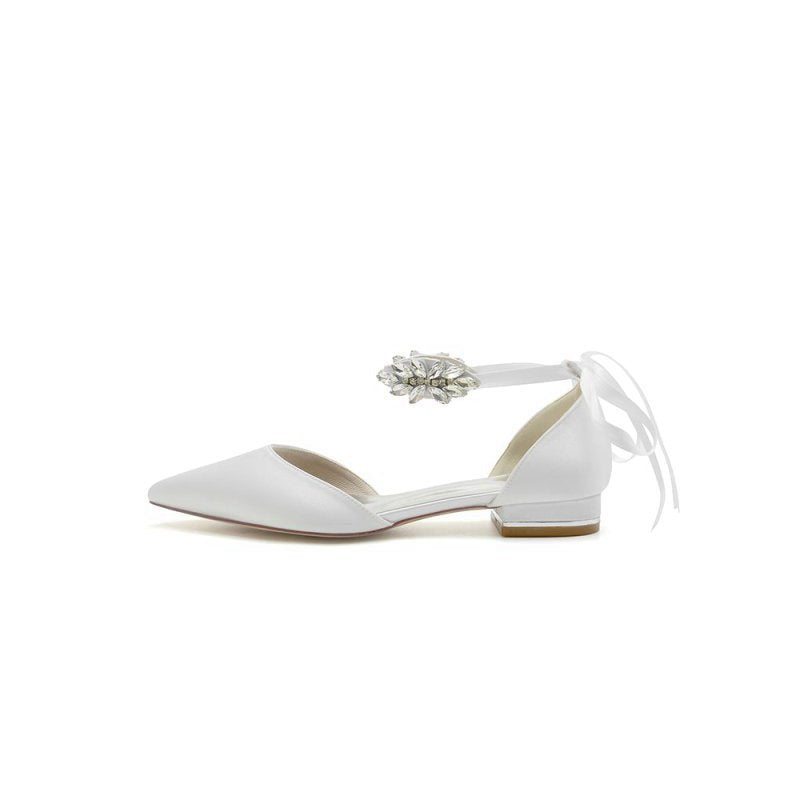 High Heels with Ornate Crystal and Pearl Accent