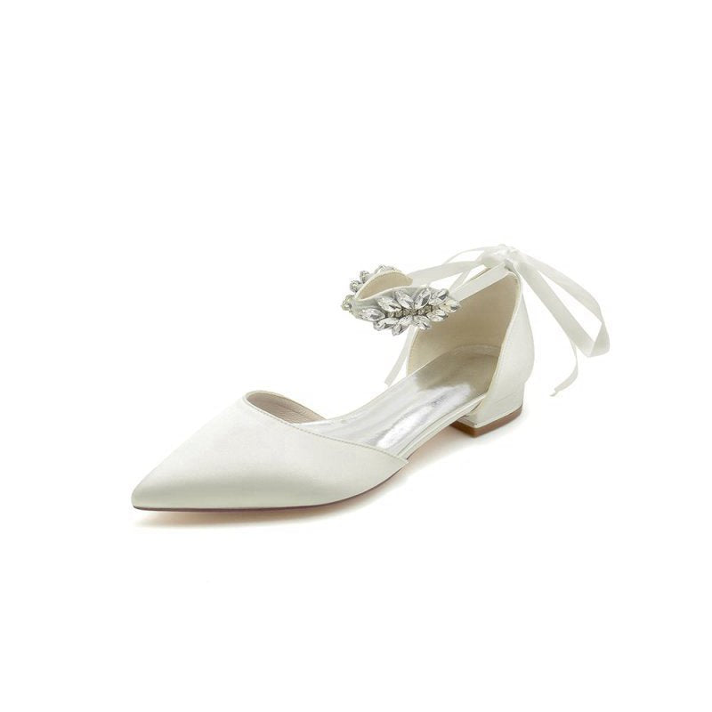 High Heels with Ornate Crystal and Pearl Accent