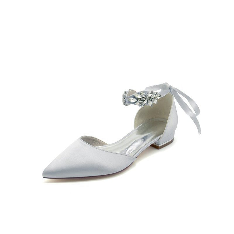 High Heels with Ornate Crystal and Pearl Accent