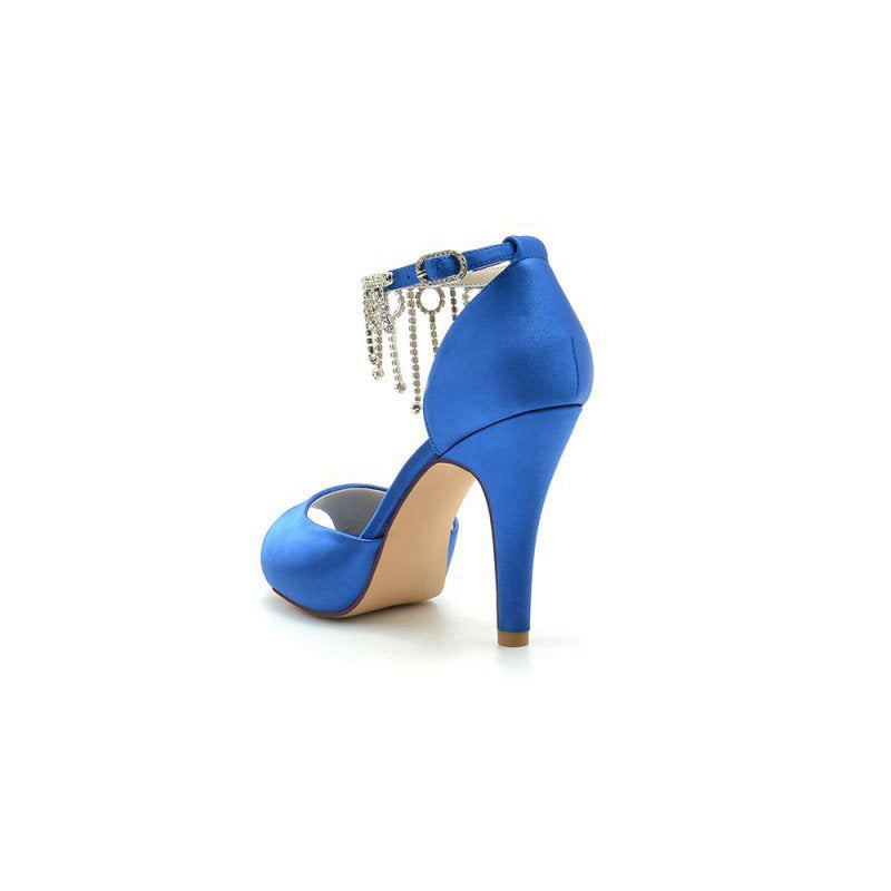 Stiletto Heels with Ornate Chain Detail