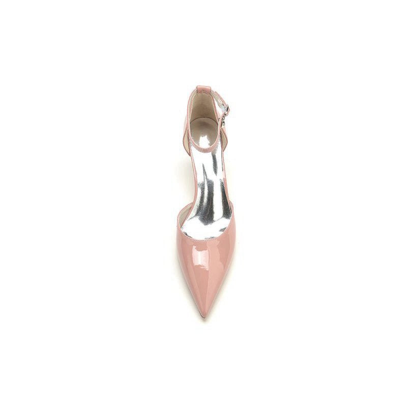 Pointed Toe Wedding High Heels with Ankle Strap