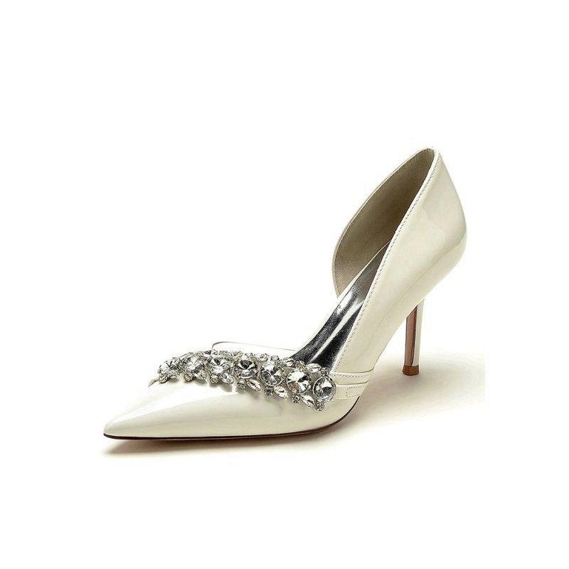 Wedding High Heels with Rhinestone
