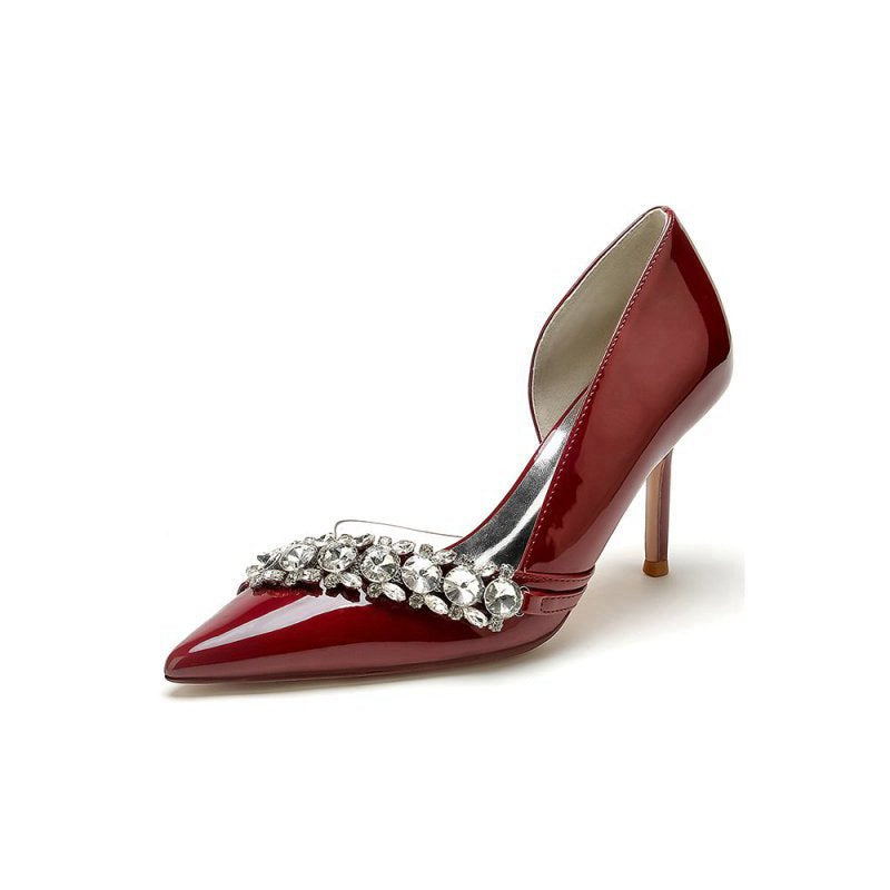 Wedding High Heels with Rhinestone