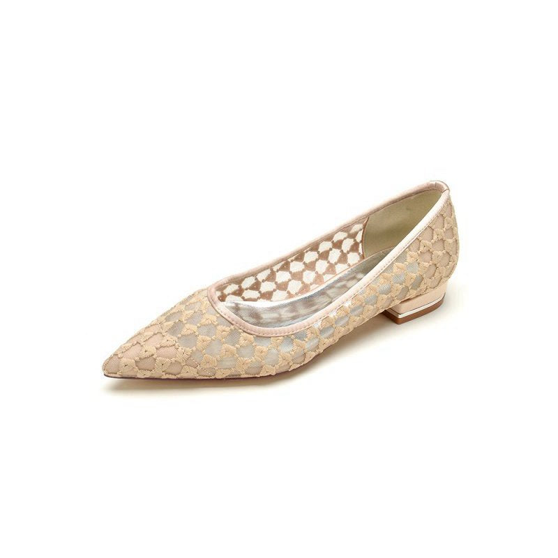 Pointed Toe Wedding Flats