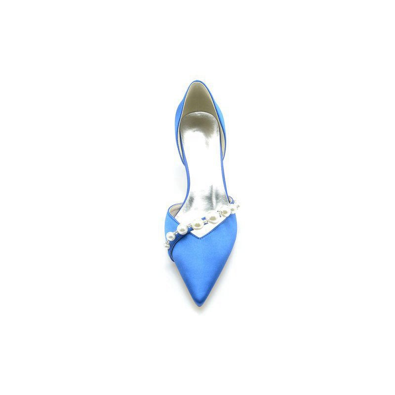 Pearl Pointed Toe Stiletto Heels