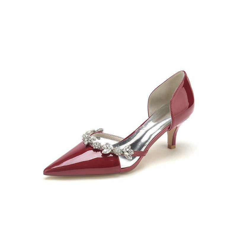 Glitter Crystal Rhinestone Wedding Shoes
