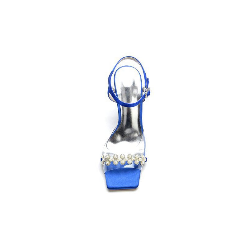 Open Toe Party Sandals with Pearl