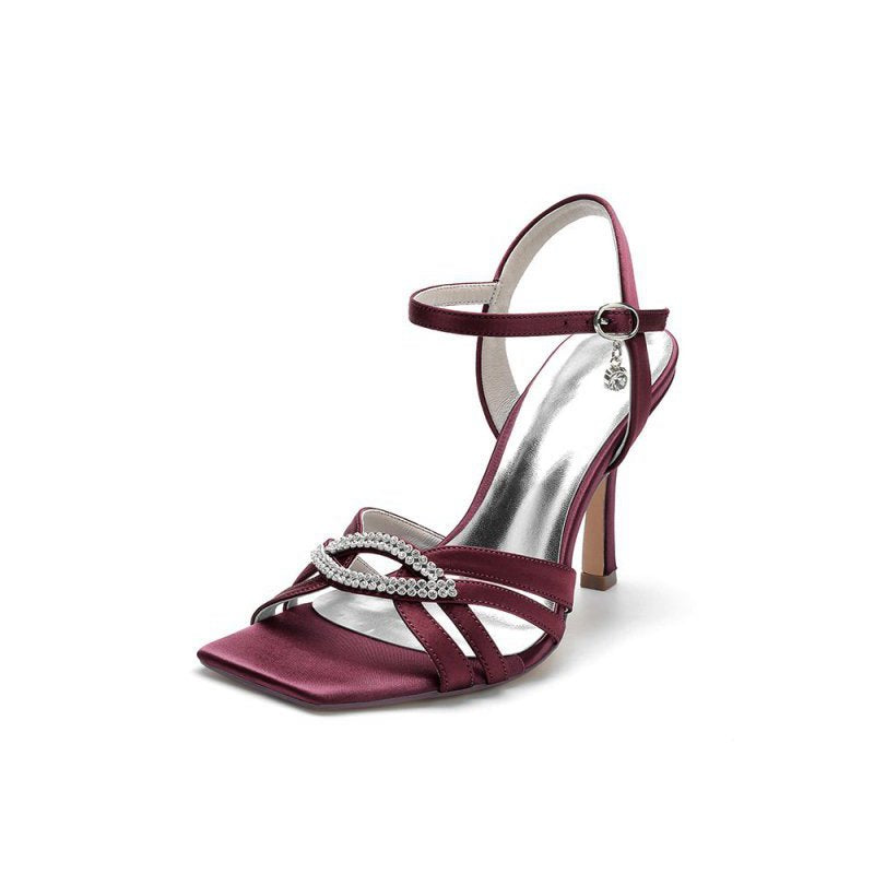 Wedding Sandals with Rhinestone