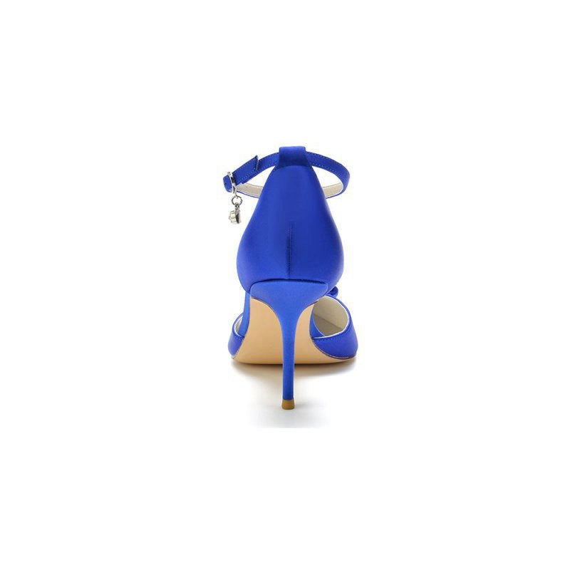 Buckle Strap Pointed Toe High Heels