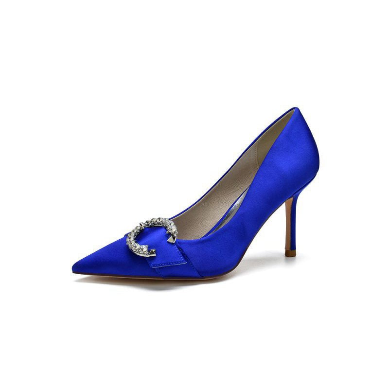Crystal Cocktail Pointed Toe High Heels