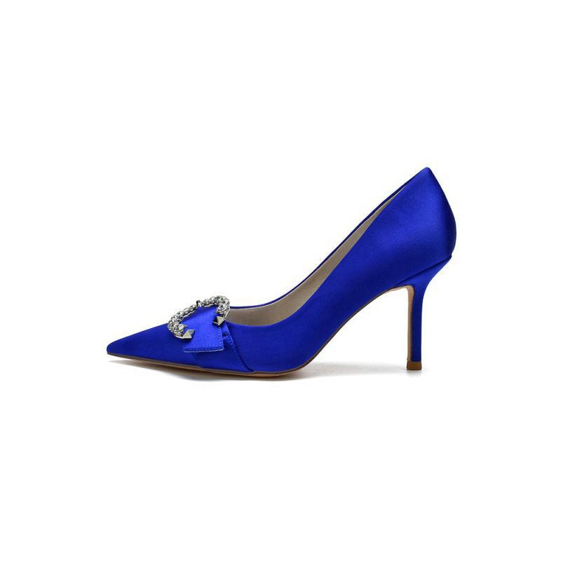 Crystal Cocktail Pointed Toe High Heels