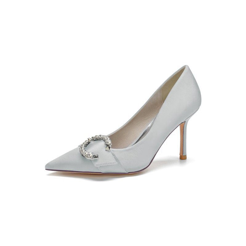 Crystal Cocktail Pointed Toe High Heels