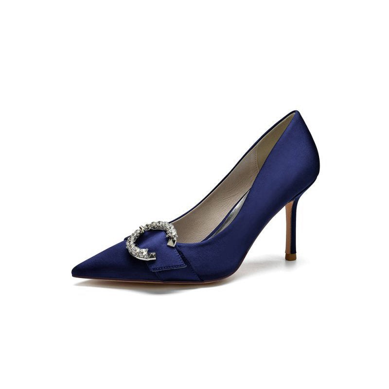 Crystal Cocktail Pointed Toe High Heels