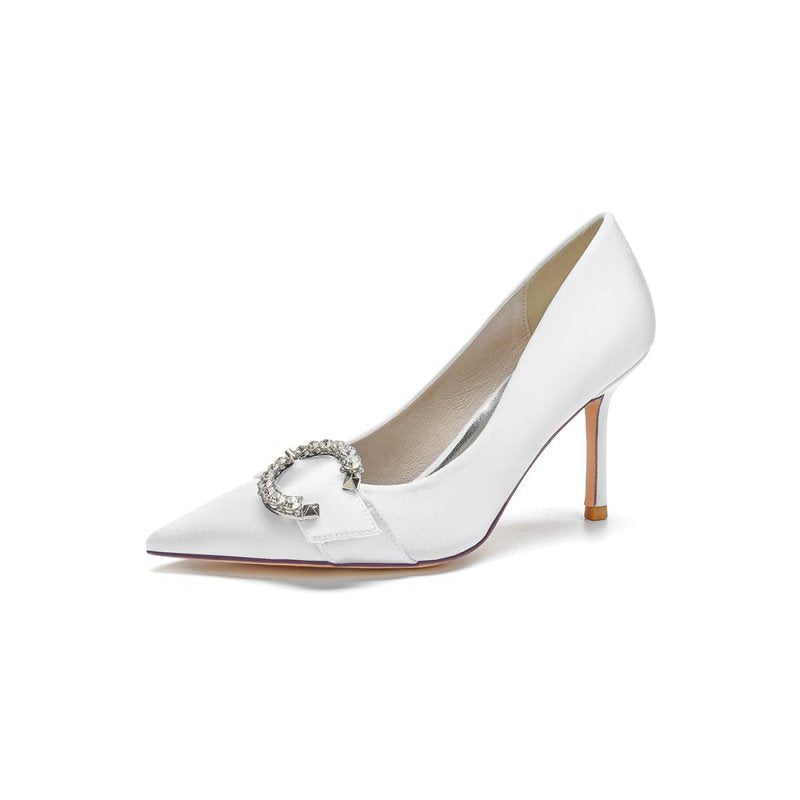 Crystal Cocktail Pointed Toe High Heels