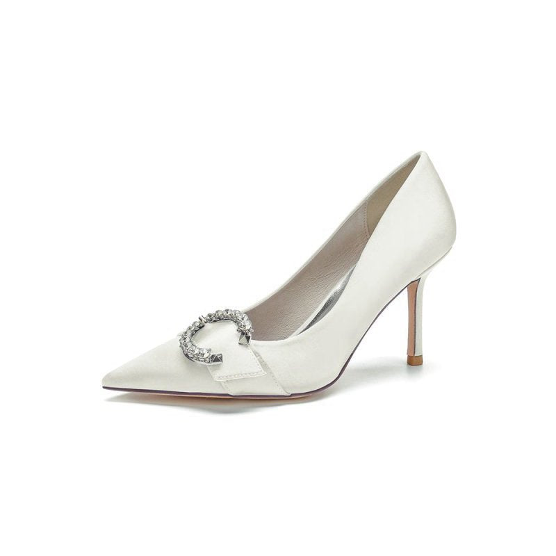 Crystal Cocktail Pointed Toe High Heels