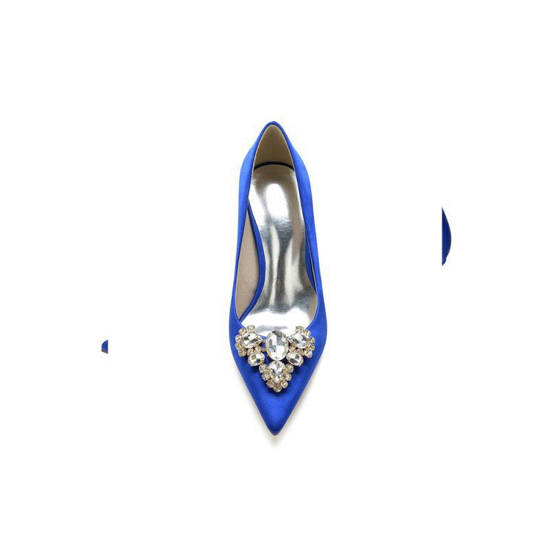 Cocktail Pointed Toe Crystal Heels