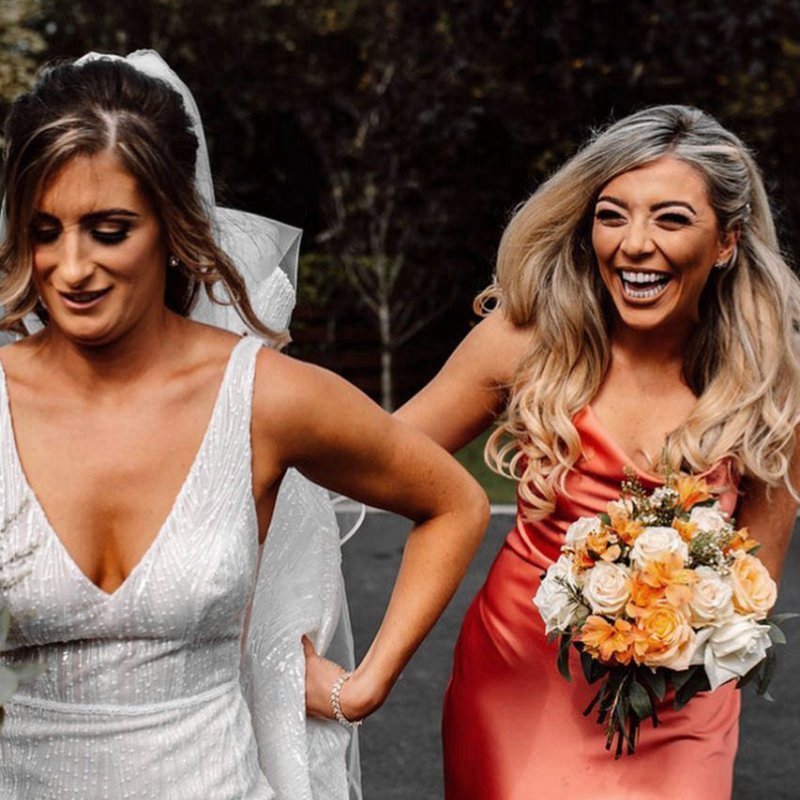 Elegant Floor Length Long Bridesmaid Dresses