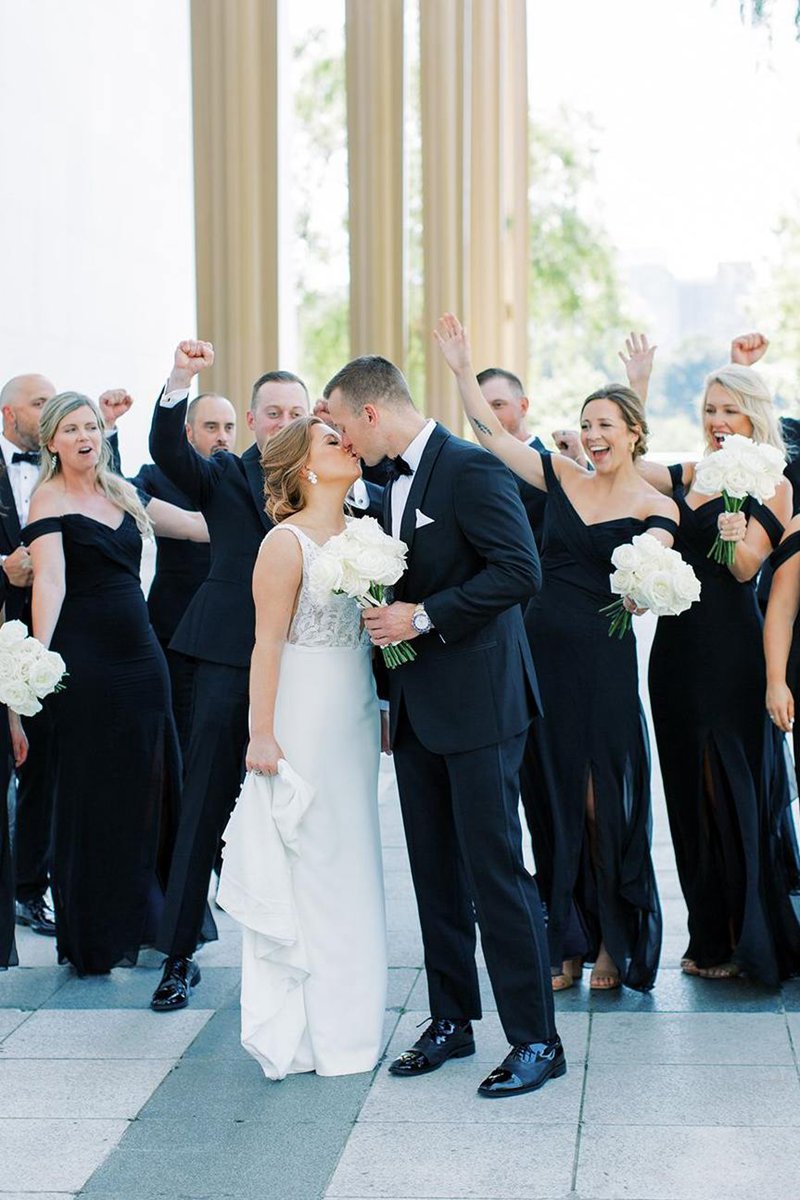 Mermaid Off-Shoulder Side Slit V-Neck Chiffon Long Bridesmaid Dresses