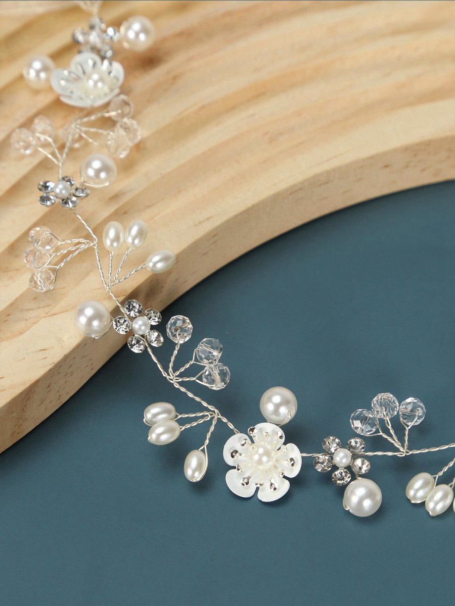 Flower Girl Pearl Headband