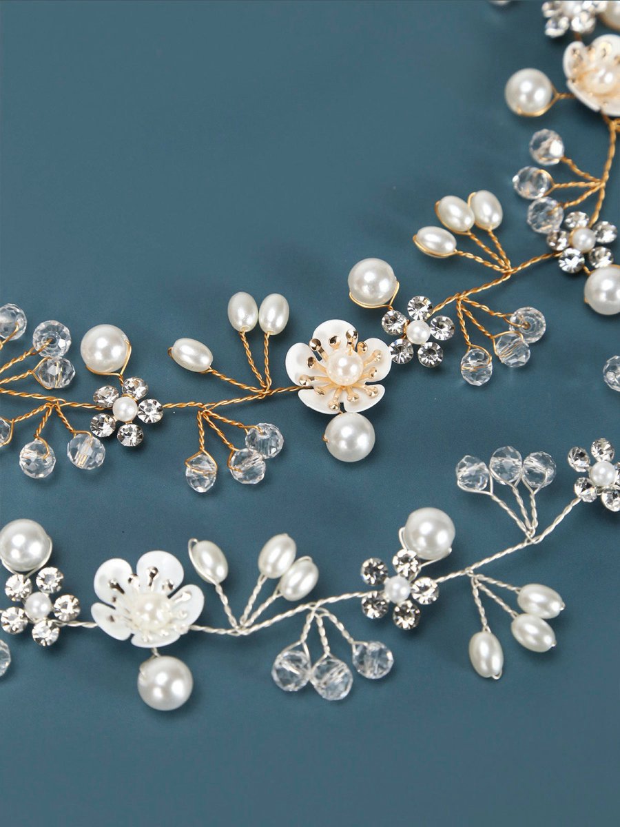 Flower Girl Pearl Headband
