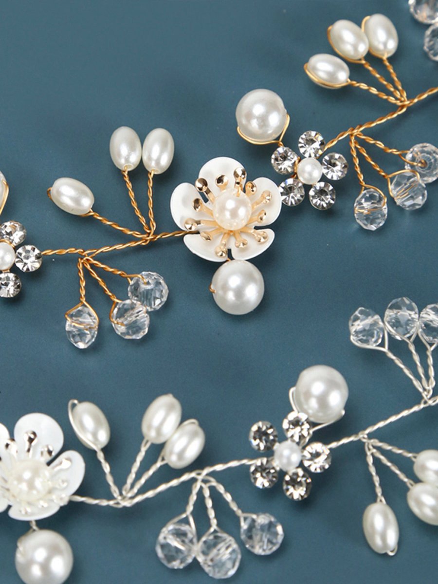 Flower Girl Pearl Headband