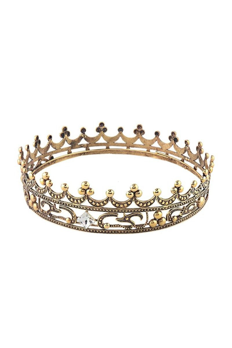 Full Crystal King Prom Tiara