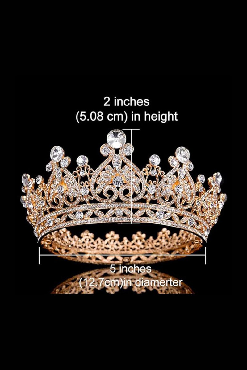 Crystal Full Round Wedding Crown