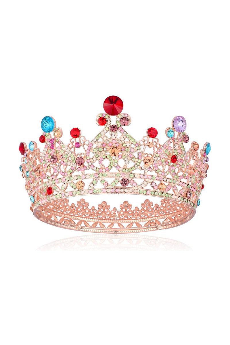 Crystal Full Round Wedding Crown
