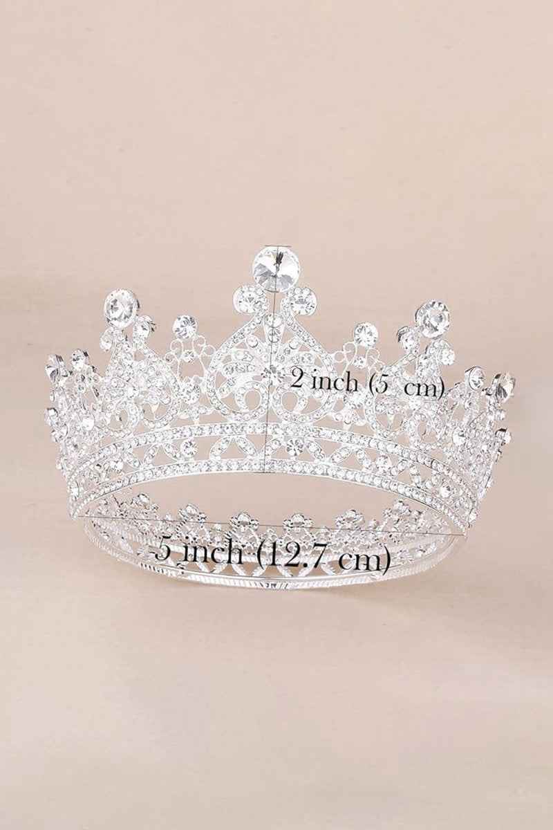 Crystal Full Round Wedding Crown