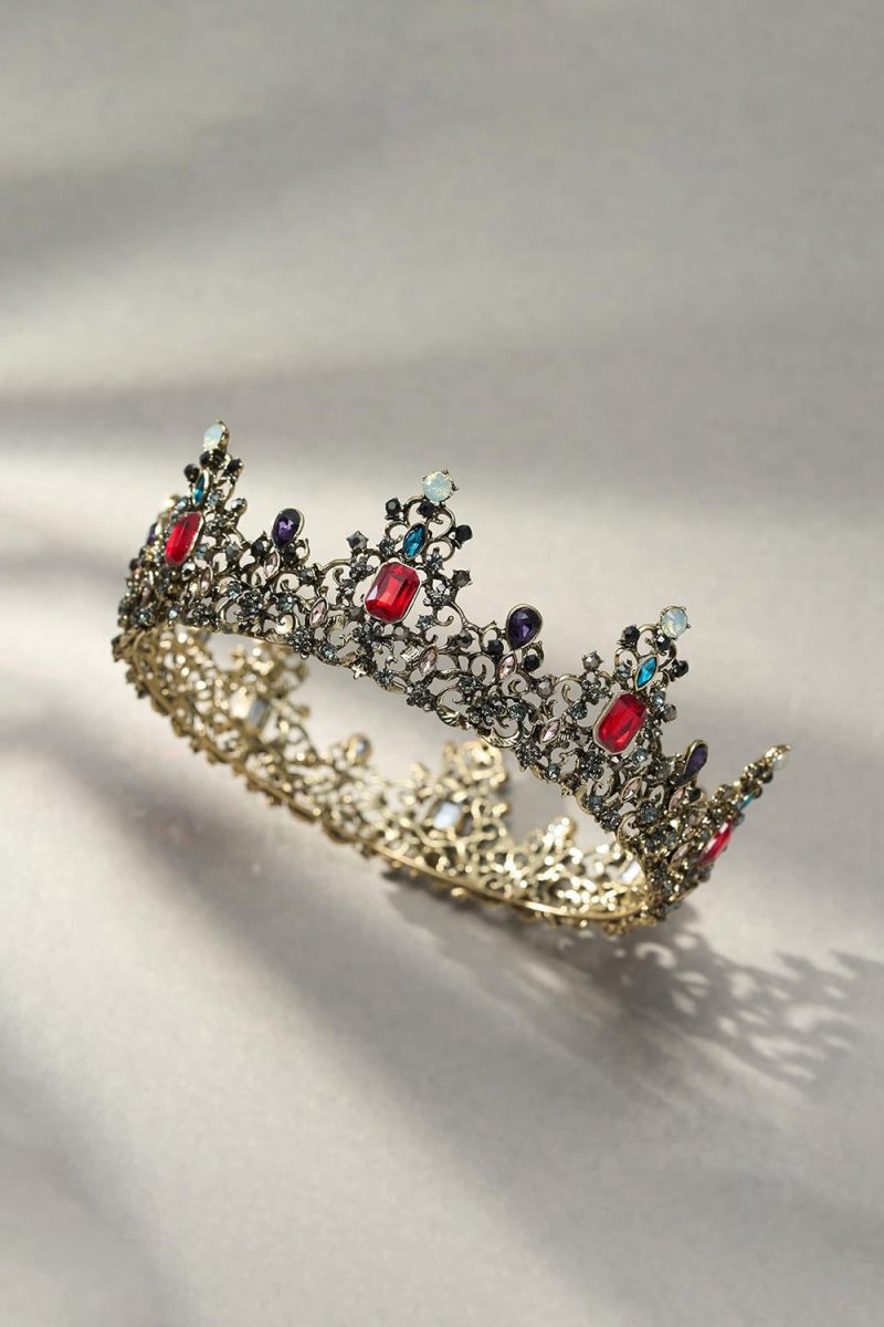 Jeweled Baroque Queen Crown