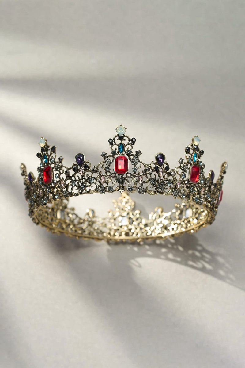 Jeweled Baroque Queen Crown
