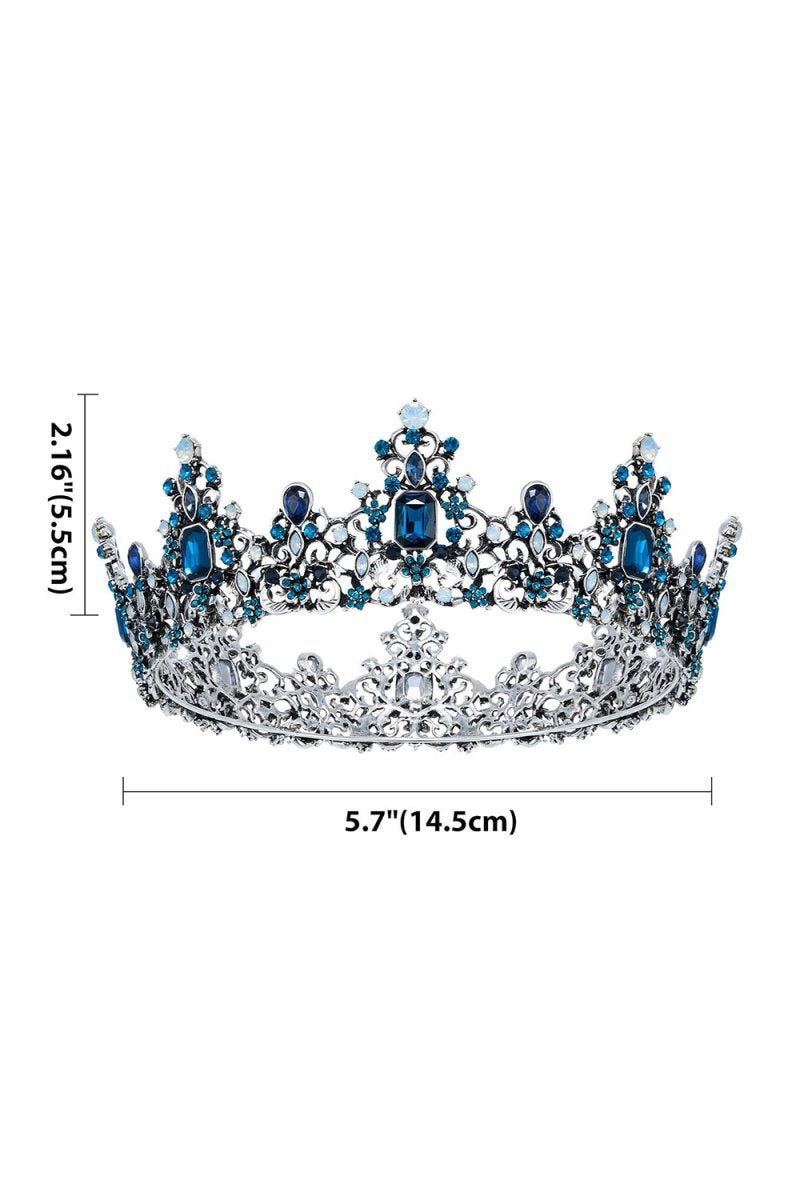 Jeweled Baroque Queen Crown