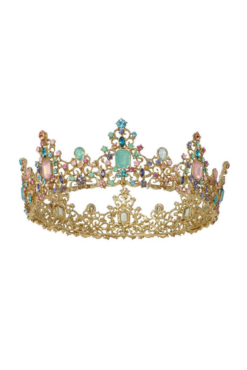 Jeweled Baroque Queen Crown