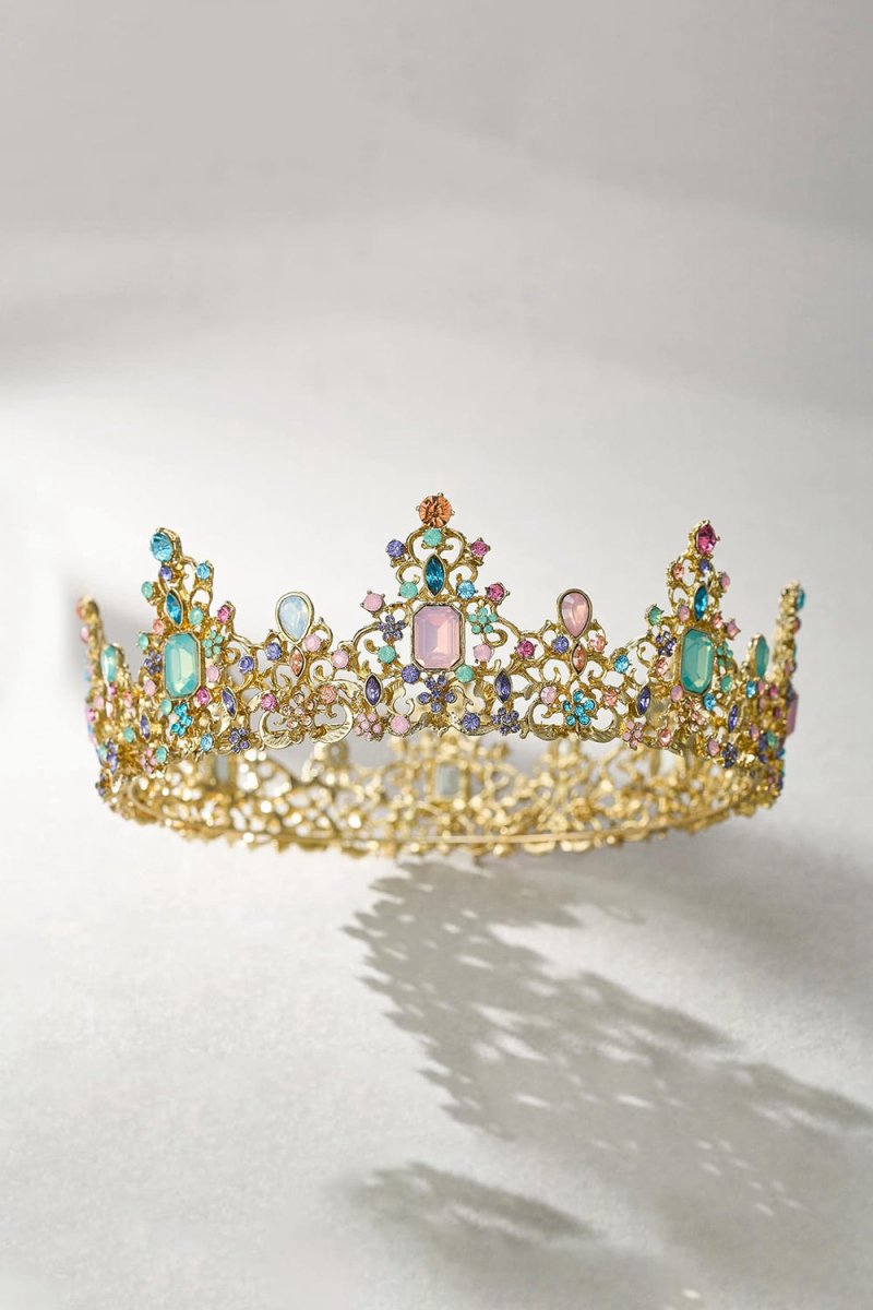 Jeweled Baroque Queen Crown
