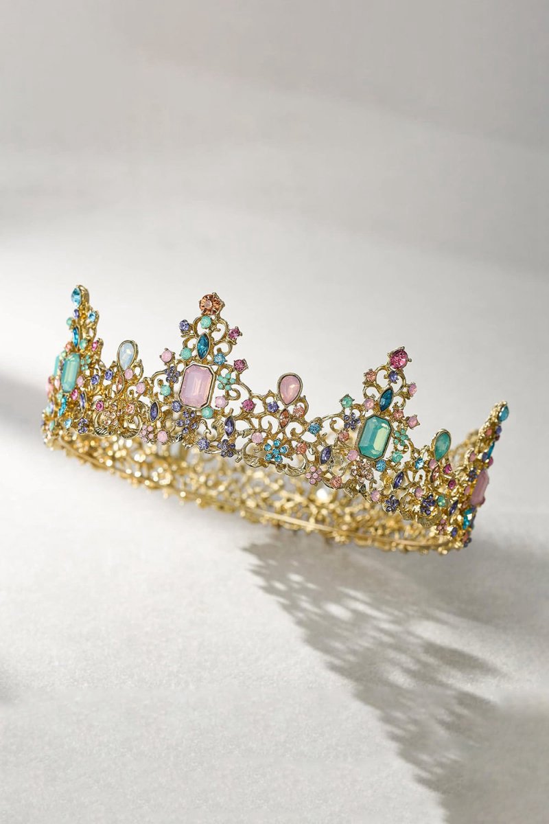 Jeweled Baroque Queen Crown