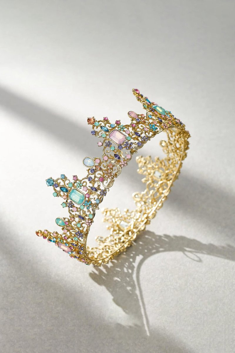 Jeweled Baroque Queen Crown