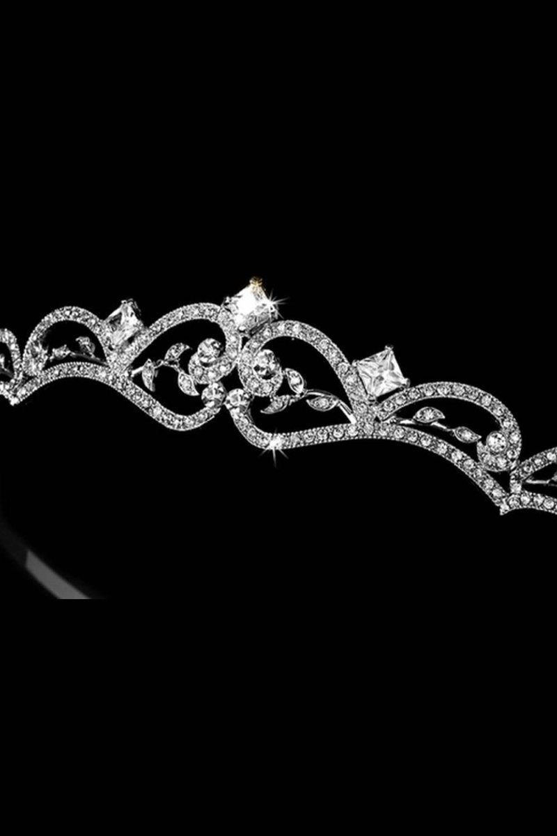 Silver Rheinstone Princess Tiara