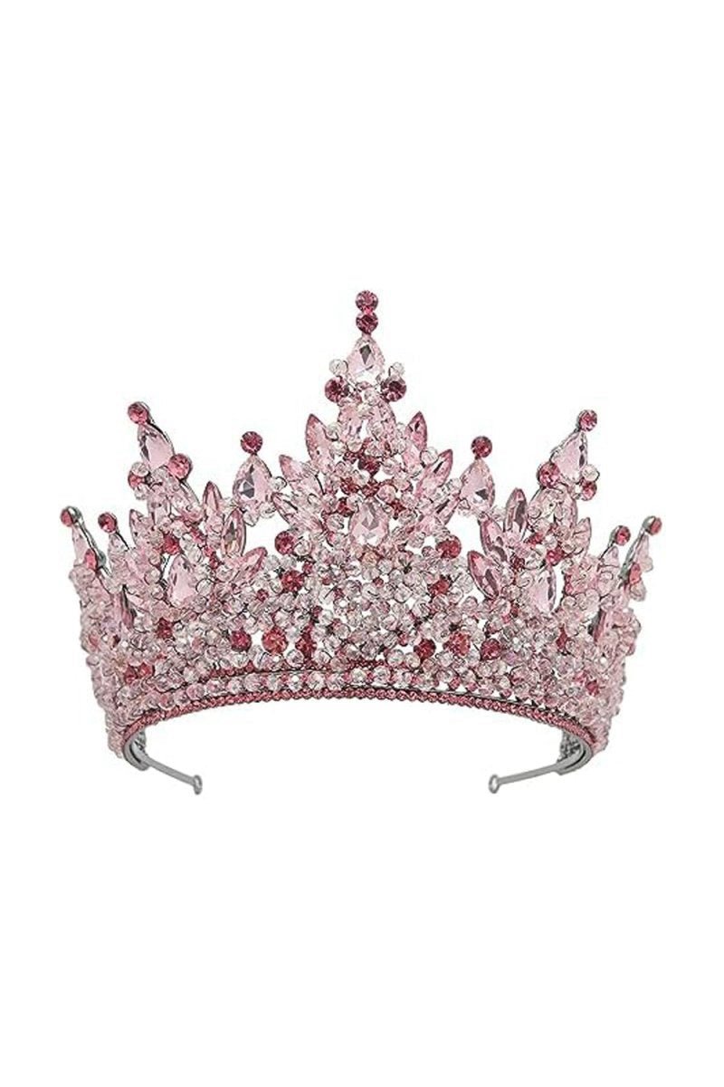 Pink Rhinestone Queen Tiara